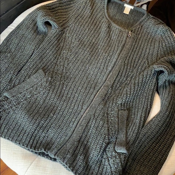 Forever 21 zip up cardigan - Picture 2 of 5